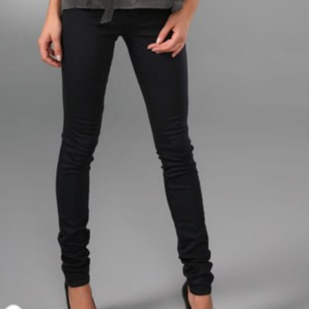 J Brand x Hussein Chalayan Black Skinny Jeans Designer Collab Size 26